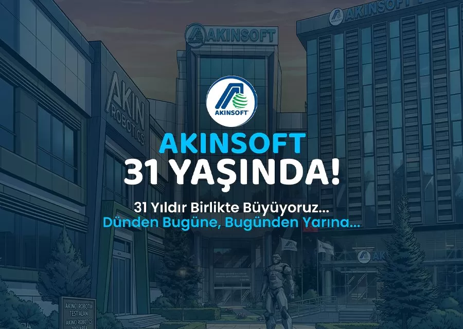 AKINSOFT 31. Yıl Kutlama Mesajı