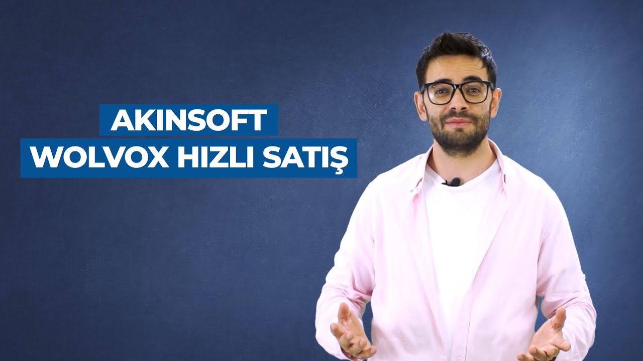 Barkodlu Satışın En Kolay Hali WOLVOX Hızlı Satış!